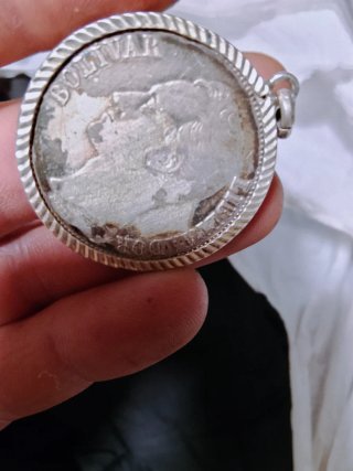 Moneda Plata Venezuela 1936