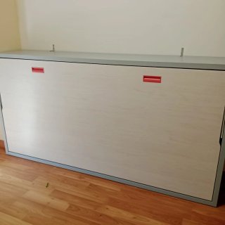 Cama nido abatible con estanterías