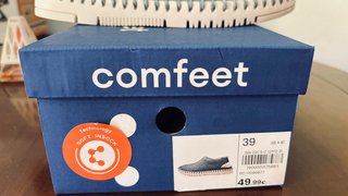 Sandali Comfeet Pelle Blu