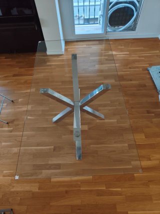 Mesa de comedor cristal