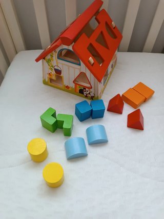 Casa de madera para clasificar formas Goula