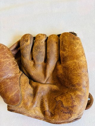 Guante Béisbol Vintage Antiguo