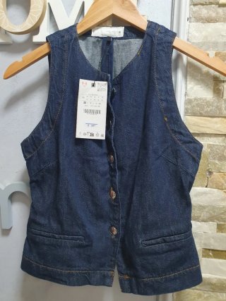 Chaleco vaquero Zara