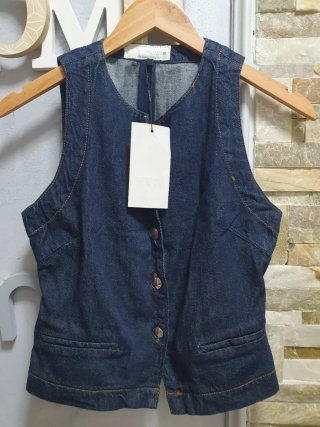 Chaleco vaquero Zara