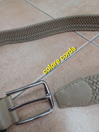 Cintura uomo intrecciata