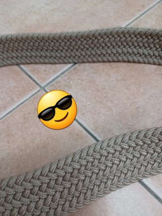 Cintura uomo intrecciata