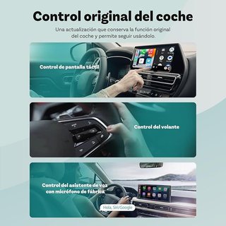 OTTOCAST Mini Inalámbrico Android Auto y Carplay