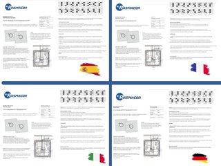 RASMACOR Interruptor Temporizador Táctil LED Pared