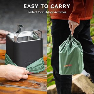 Onlyfire Mini Brasero Cuadrado 20 cm sin Humos