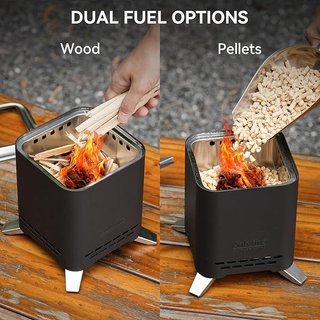 Onlyfire Mini Brasero Cuadrado 20 cm sin Humos