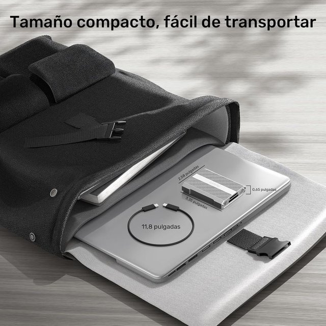 Alxum Lector de Tarjetas de Doble Ranura 10 Gbps
