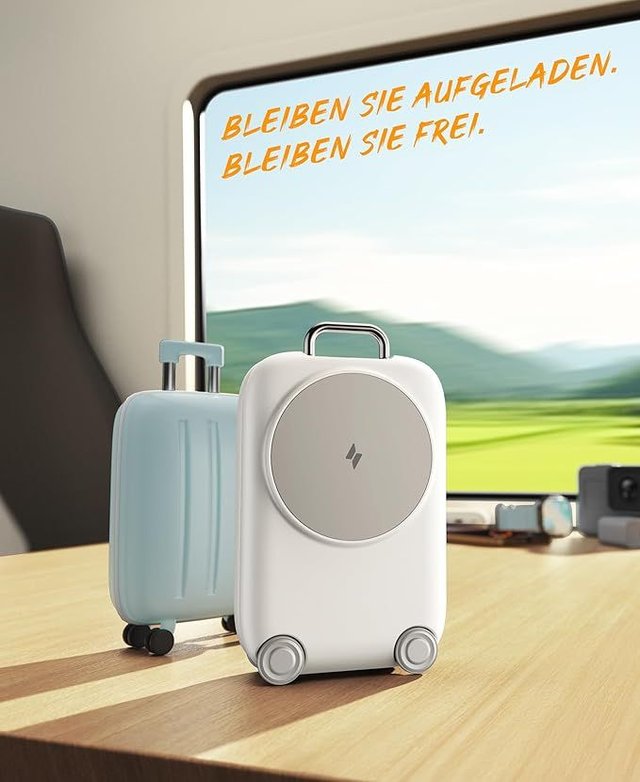 Mukiya Cargador inalámbrico 3en1 Plegable Blanco