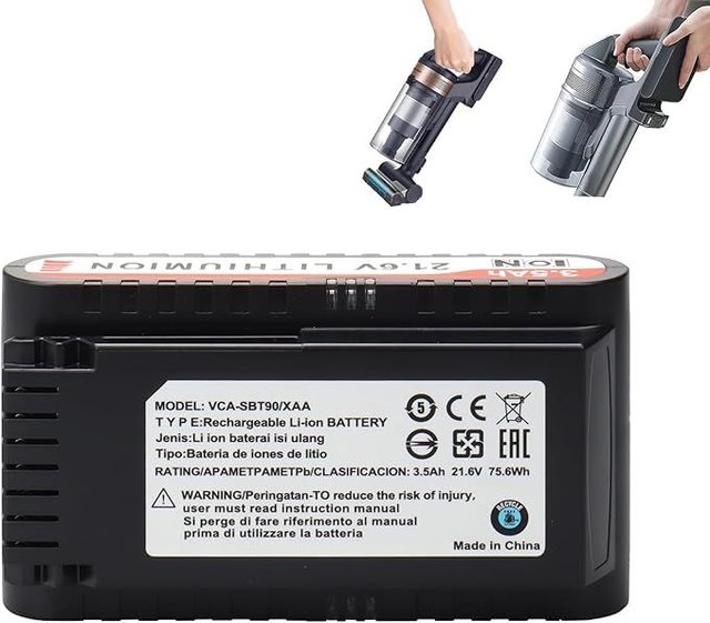 MXJFYY Batería 21,6V 3,5Ah Samsung Jet 75 90