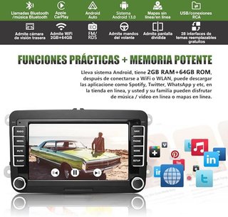 AWESAFE Android 13 2GB+64GB AutoRadio 7'' 2 DIN VW