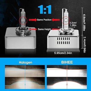 BIHEE D5S 2 Faros 35W Xenon 6000K Light Diamond