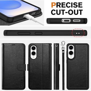 TUCCH Funda Galaxy S25 Edge 6,7'' Negro