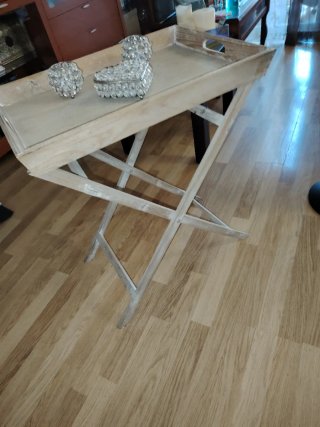 Mesa Auxiliar Plegable Madera