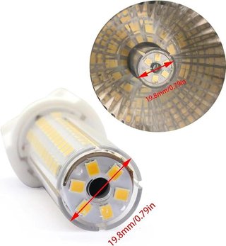 ALQFFHL G12 Bombillas LED 15W Blanco Cálido 3000K
