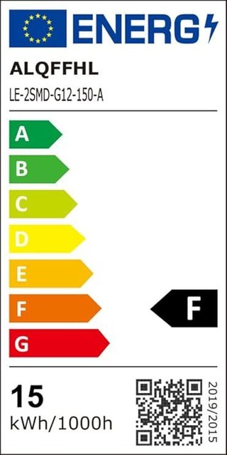 ALQFFHL G12 Bombillas LED 15W Blanco Cálido 3000K