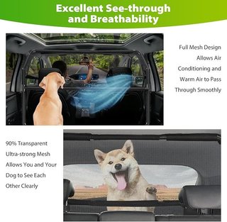 TAZZOR Rejilla Separadora Perros Coche 142cm Ancho