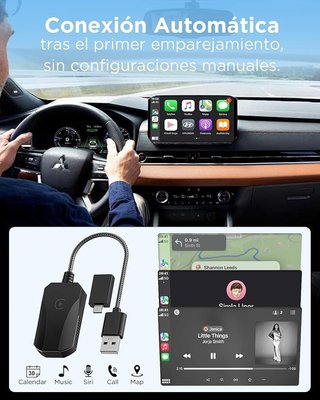 Lepwings Adaptador Carplay inalámbrico