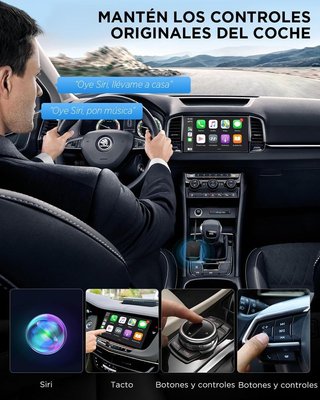 Lepwings Adaptador Carplay inalámbrico