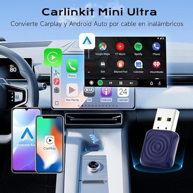 Carlinkit Mini Ultra Wireless CarPlay Android Auto
