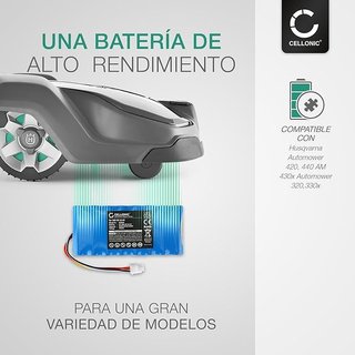 CELLONIC 18V Batería Husqvarna Automower 420 440
