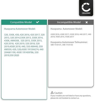 CELLONIC 18V Batería Husqvarna Automower 420 440