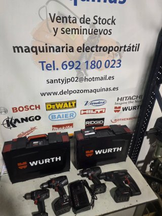 Kit Wurth 18V Taladro y Atornillador