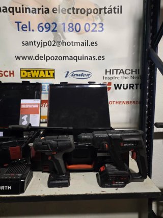 Kit Wurth 18V Taladro y Atornillador