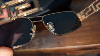 Gafas de Sol Versace Greca Doradas Negras