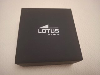 Pulsera Lotus Hombre Negra y Plateada sin estrenar