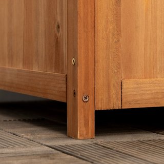 Fioriera da Giardino in Legno di Abete Marrone con