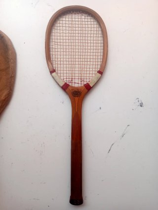 Raqueta Spalding Antigua Madera + Funda