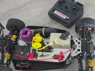 Coche RC Gasolina 1/10 54cm + Emisora BYC