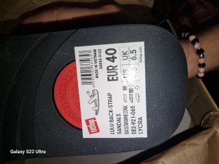 Sandali Fitflop Neri e Rossi
