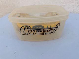 Gafas de buceo Cressi + tubo flexible