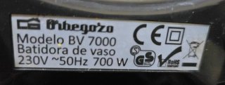 Batidora de vaso - Licuadora Orbegozo