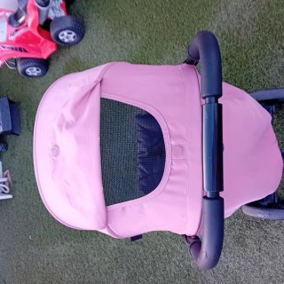 Silla de paseo rosa