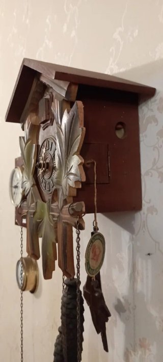 Orologio a cucù vintage Foresta Nera