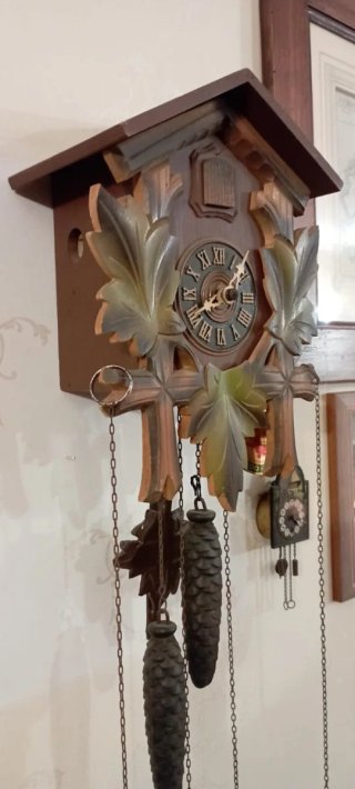 Orologio a cucù vintage Foresta Nera