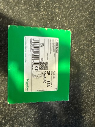 Diferencial Schneider 63A 2P 30mA Acti9 iID