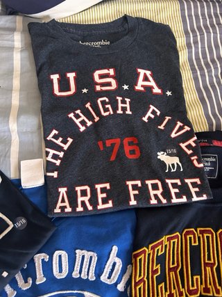 Lote Camisetas Abercrombie Niños Talla 15/16