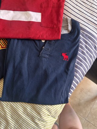 Lote Camisetas Abercrombie Niños Talla 15/16
