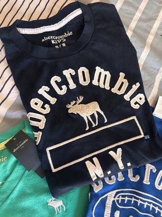 Lote Camisetas Abercrombie Niños Talla 15/16