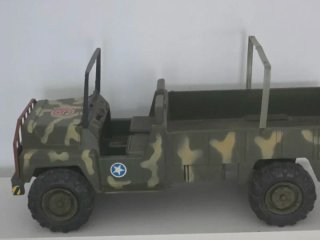 Camión Militar Moltó Vintage 64cm Made in Spain