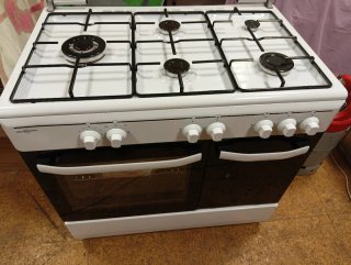 Vitrokitchen Cocina Gas Blanca 5 Fuegos