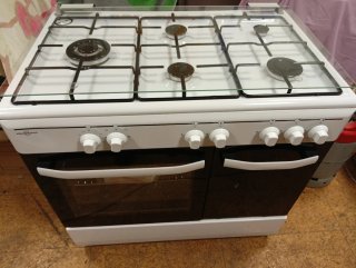 Vitrokitchen Cocina Gas Blanca 5 Fuegos