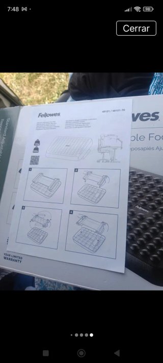 Reposapiés Ajustable Fellowes Estándar